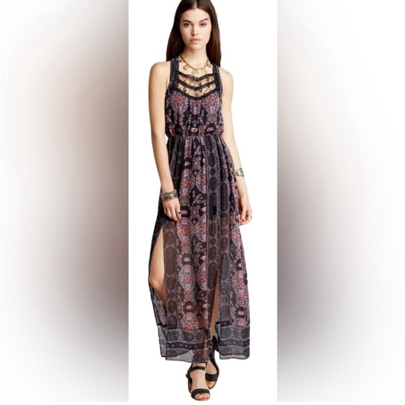 Free people Moroccan lace trim maxi - Picture 2 of 2
